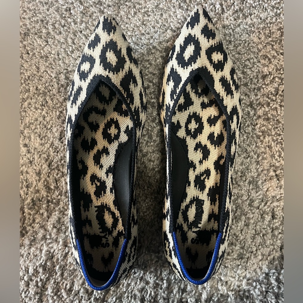 Rothy’s NWOT leopard flats
